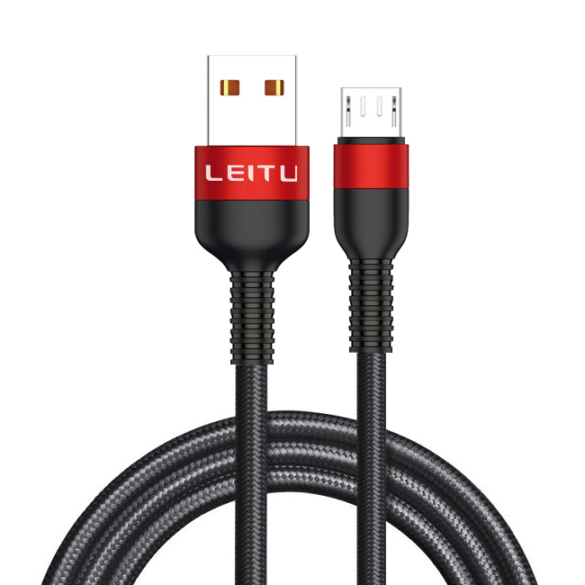 کابل تبدیل USB به MicroUSB لیتو مدل LD-5 طول 1 متر